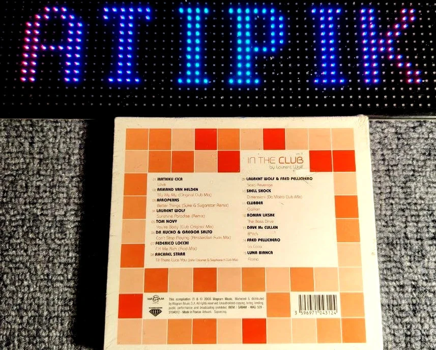 Pepite House: O CD Laurent Wolf In The Club Vol 1 Novo em Blister 🥇 – photo 2